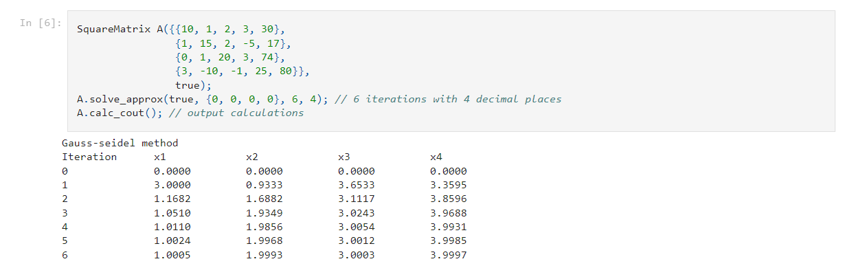 screenshot of ligebra